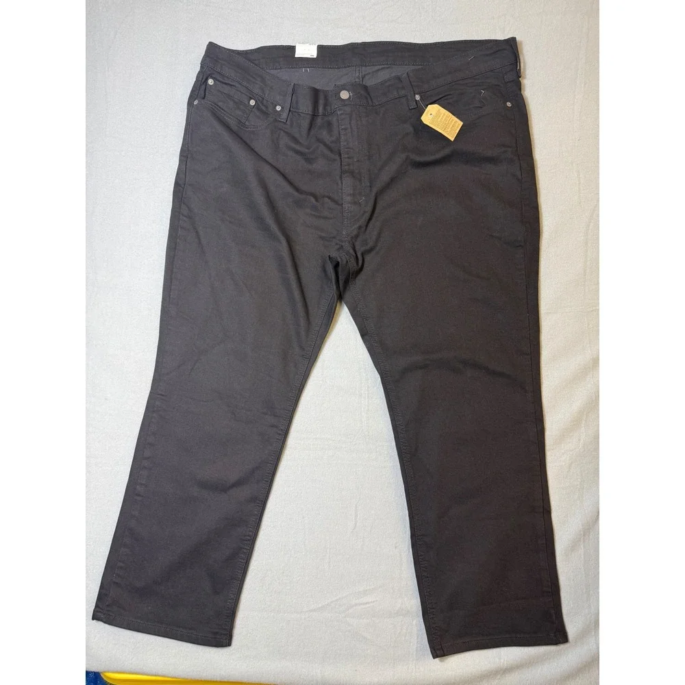 Levi's 541 Athletic Taper Men Pants 48x29 Black NWT Stretch Denim 18757-0105